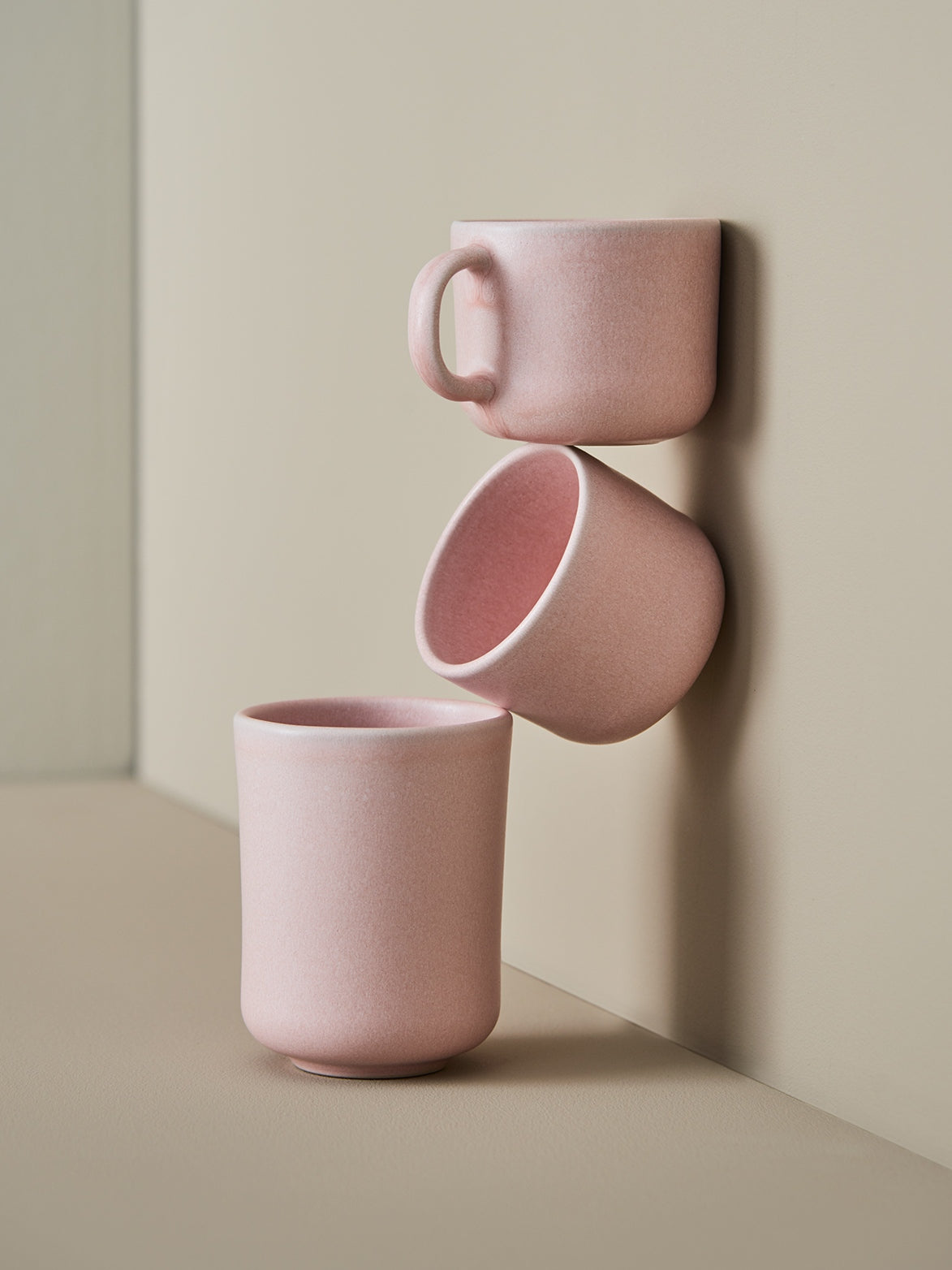 Stoneware Cup Rose